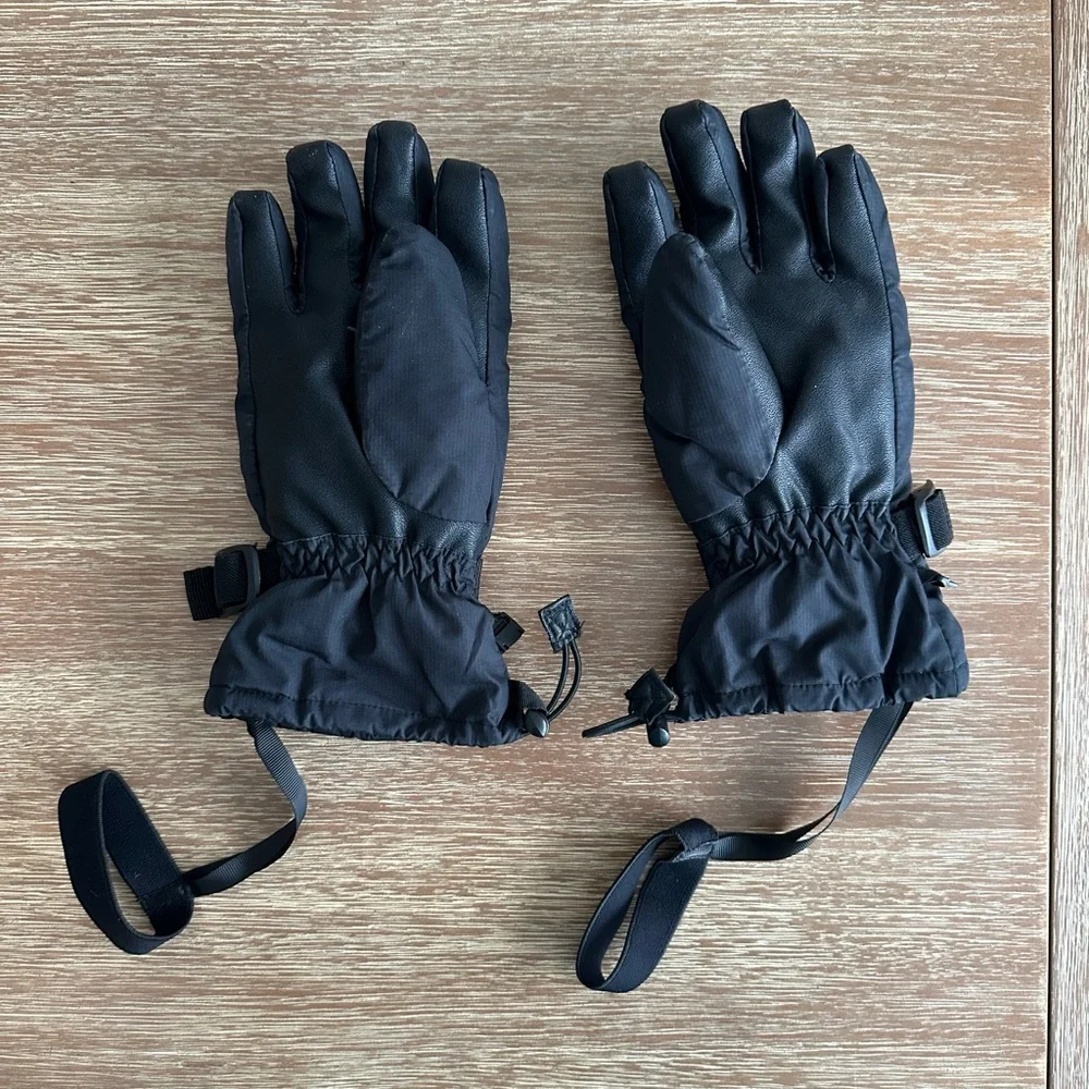 REI Co-op Kids’ Black Waterproof Insulated Gloves Size L